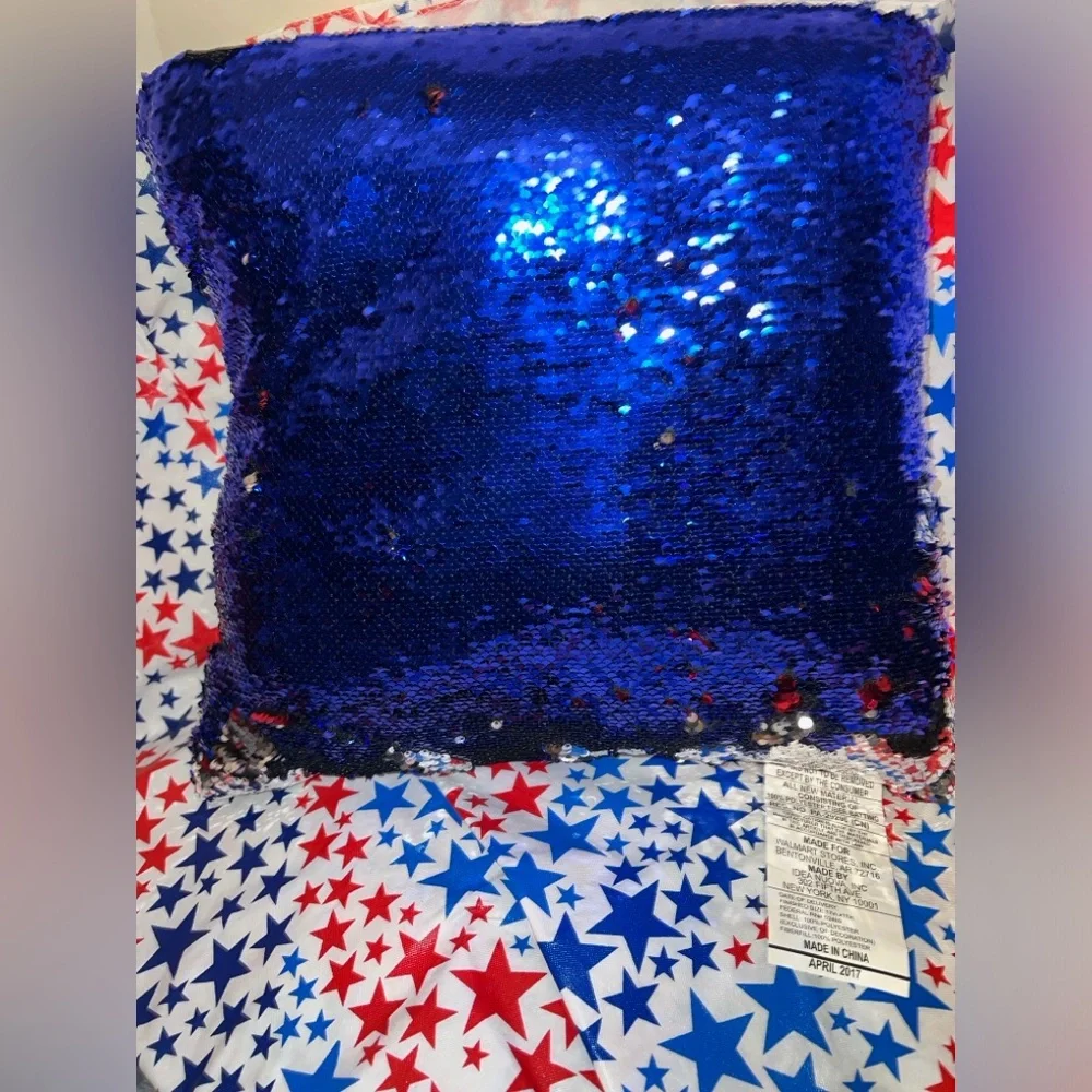 USA Sequin Pillows Set of 6